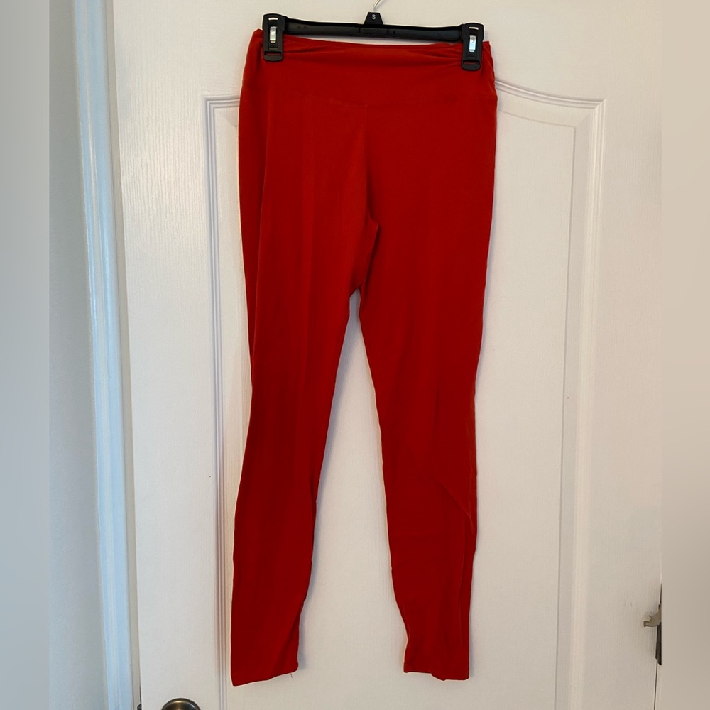 ‘Conceited’ Red Leggings One Size Fits All